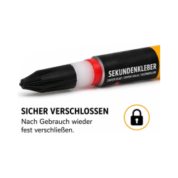 Preview: Leder Sekundenkleber für Billard Klebeleder 3 x 3g im Blister Pack